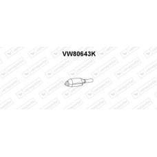 VW80643K VENEPORTE Катализатор