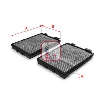 S 4108 CA SOFIMA Фільтр повітря у внутрішньому просторі