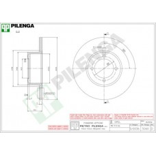 5060 PILENGA Гальмівний диск
