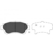 KBP-9042 KAVO PARTS Комплект гальмівних колодок дисковий гальм