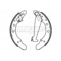TX 20-86 TOMEX Brakes Комплект гальмівних колодок