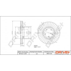 DP1010.11.0751 Dr!ve+ Гальмівний диск