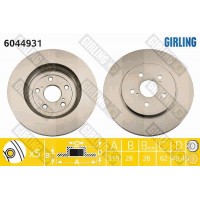 6044931 GIRLING Гальмівний диск