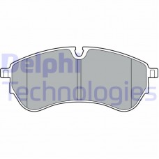 LP3410 DELPHI Комплект гальмівних колодок дисковий гальм