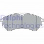 LP3410 DELPHI Комплект гальмівних колодок дисковий гальм