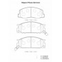 T360A42 NPS Комплект гальмівних колодок дисковий гальм