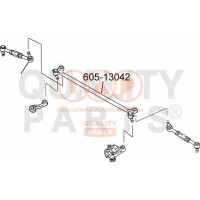 605-13042 IAP QUALITY PARTS Поперечна рульова тяга