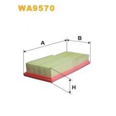 WA9570 WIX FILTERS Повітряний фільтр