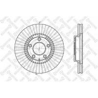 6020-3247V-SX STELLOX Гальмівний диск