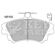 KBP1639 KEY PARTS КомплеК т гальмівних колодок, дискове гальмо