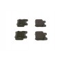 0 986 490 500 BOSCH Комплект гальмівних колодок дисковий гальм