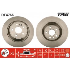 DF4766 TRW Гальмівний диск