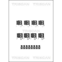 8105 131642 TRISCAN Комплектуючі колодки дискового гальма