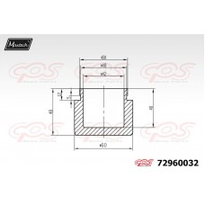 72960032 MAXTECH Поршень корпус скоби гальма