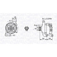 063377417010 MAGNETI MARELLI Генератор