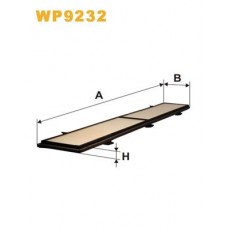WP9232 WIX FILTERS Фільтр повітря у внутрішньому просторі