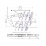 FT29110 FAST Комплект гальмівних колодок дисковий гальм