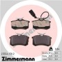 23554.170.2 ZIMMERMANN КомплеК т гальмівних колодок, дискове гальмо