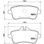 FK20128 KAISHIN Комплект гальмівних колодок дисковий гальм