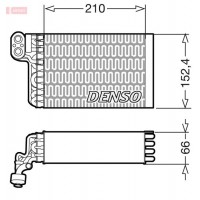 DEV09015 DENSO Випарник кондиціонера