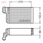 DEV09015 DENSO Випарник кондиціонера