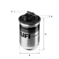 24.430.00 UFI Паливний фільтр