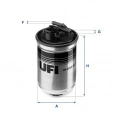 24.430.00 UFI Паливний фільтр
