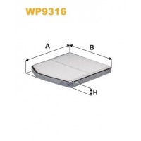 WP9316 WIX FILTERS Фільтр повітря у внутрішньому просторі