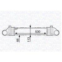 351319202110 MAGNETI MARELLI Интеркулер