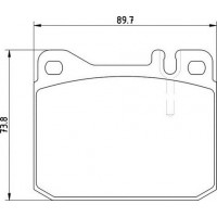 363710204141 MAGNETI MARELLI Комплект гальмівних колодок дисковий гальм