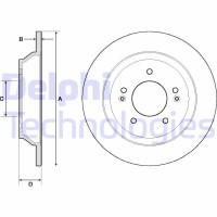 BG4708C DELPHI Гальмівний диск