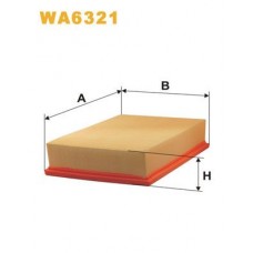 WA6321 WIX FILTERS Повітряний фільтр