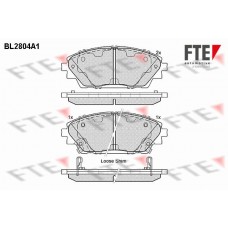 BL2804A1 FTE КомплеК т гальмівних колодок, дискове гальмо