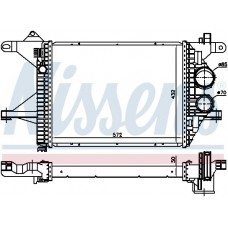 96976 NISSENS Интеркулер