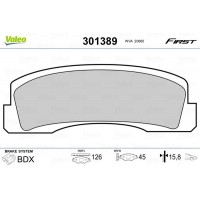 301389 VALEO Комплект гальмівних колодок дисковий гальм
