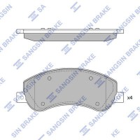 SP1675A Hi-Q Комплект гальмівних колодок дисковий гальм