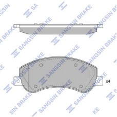 SP1675A Hi-Q Комплект гальмівних колодок дисковий гальм