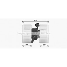 AI8443 AVA QUALITY COOLING Вентилятор салону