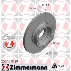 250.1370.20 ZIMMERMANN Гальмівний диск