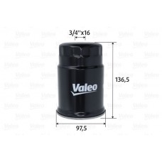 587758 VALEO Паливний фільтр