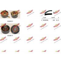 04.5220 AUTOKIT Комплект ременя ГРМ