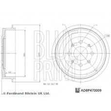 ADBP470009 BLUE PRINT Гальмівний барабан