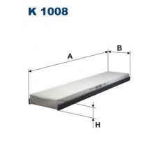 K 1008 FILTRON Фільтр повітря у внутрішньому просторі