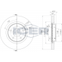 78BD2057-2 ICER Гальмівний диск