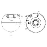 CRT 23 000S MAHLE Компенсаційний бак охолоджувальна рідина