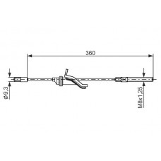 1 987 482 279 BOSCH Тросик, cтояночный тормоз