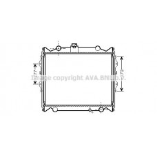 TO2248 AVA QUALITY COOLING Радіатор охолодження двигуна