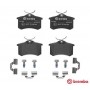 P 85 020 BREMBO Комплект гальмівних колодок дисковий гальм