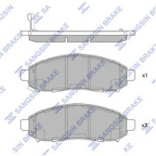 SP1460 Hi-Q Комплект гальмівних колодок дисковий гальм
