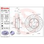 09.9793.1X BREMBO Гальмівний диск
